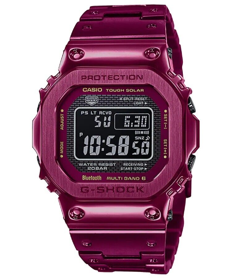 Casio G-Shock Full Metal Tough Solar Bluetooth Full Metal Watch - GMW-B5000RD-4