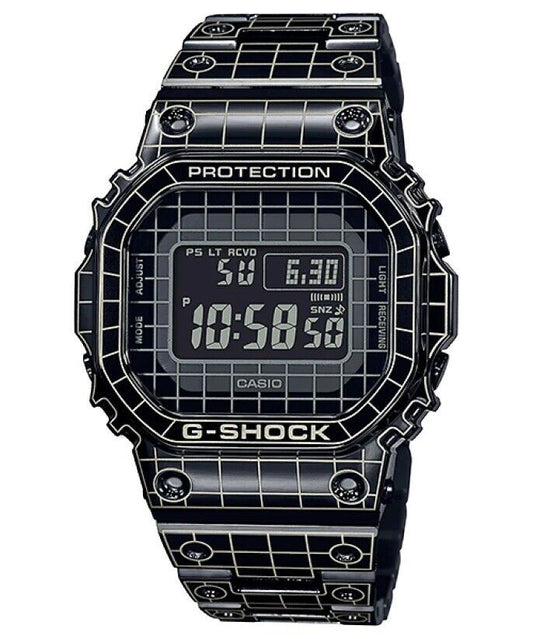 Casio G-Shock Origin Radio-Controlled Bluetooth Black IP SS Watch GMW-B5000CS-1