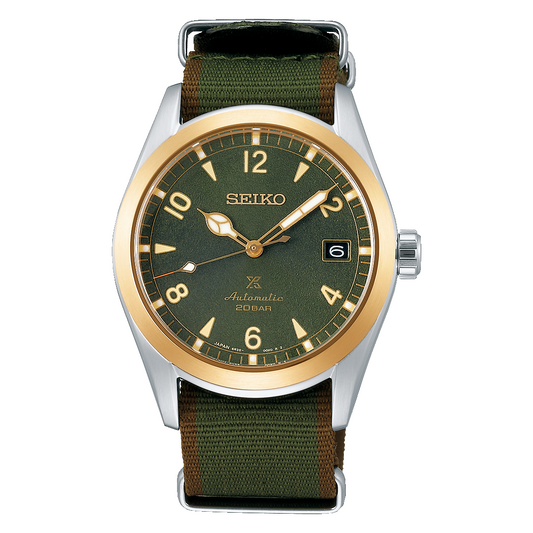 Seiko Prospex Alpinist Nylone Strap 38 MM Automatic SS Watch - SPB212J1
