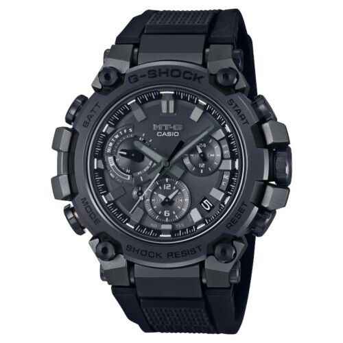 Casio G-Shock MTG Dual Core Guard SS and Resin Solar Watch MTG-B3000B-1