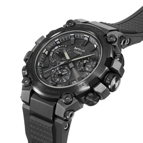 Casio G-Shock MTG Dual Core Guard SS and Resin Solar Watch MTG-B3000B-1