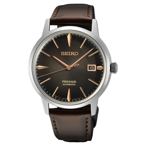 Seiko Presage Cocktail Automatic 39.5 MM Brown Dial Watch SRPJ17J1
