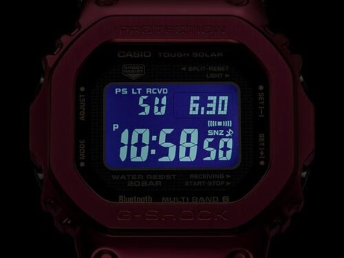 Casio G-Shock Full Metal Tough Solar Bluetooth Full Metal Watch - GMW-B5000RD-4