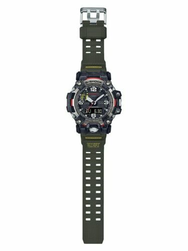 Casio G-Shock Mudmaster Tough Solar Black Red Carbon Core Watch - GWG-2000-1A3