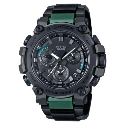 Casio G-Shock MTG Dual Core Guard Full SS and Resin Solar Watch MTG-B3000BD-1A2