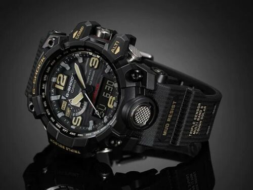 Casio G-Shock Mudmaster Triple Sensor Tough Solar Radio Resin Watch - GWG-1000-1